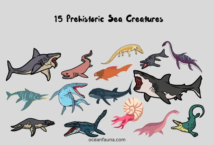 15 prehistoric sea creatures